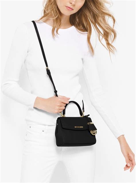 michael kors ava saffiano|Michael Kors saffiano crossbody bag.